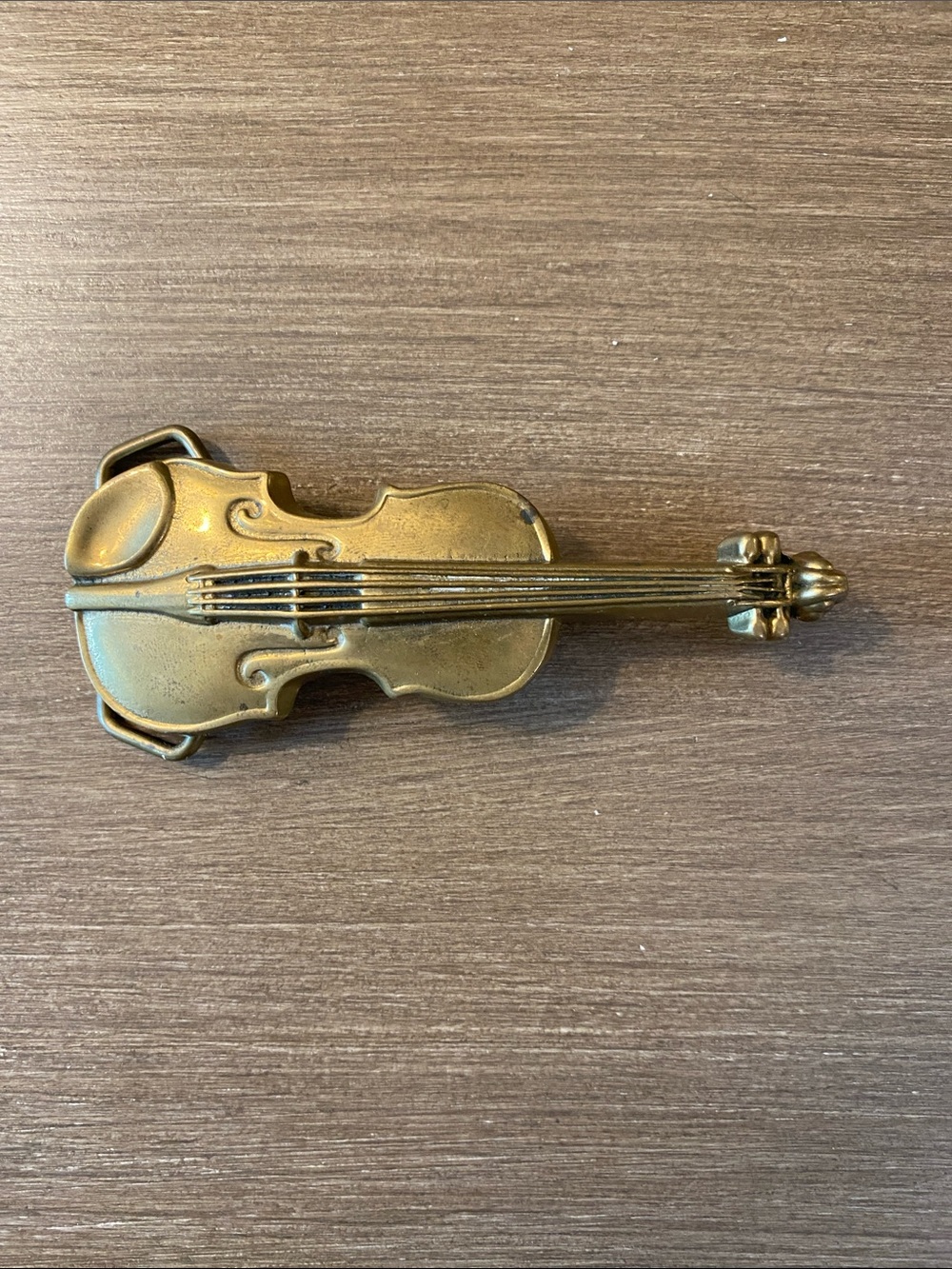 Brass belt buckle